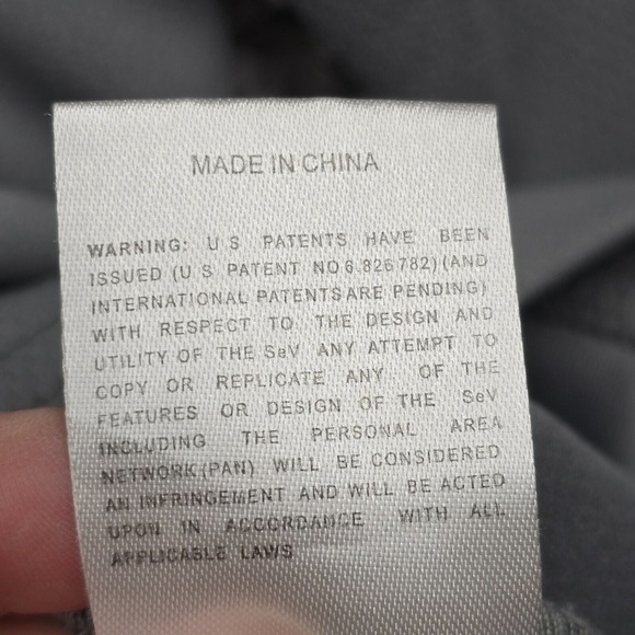 Scottevest Mens Tech Long Sleeve Pullover Shirt Size L Gray Travel Utility - Picture 8 of 14